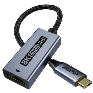 Adaptateur BENFEI BENFEI-000387 USB-C vers HDMI 2.1 8K 60Hz Gris - Comparateur Prix Maroc (Electroplanet, Avito) | Toko.ma