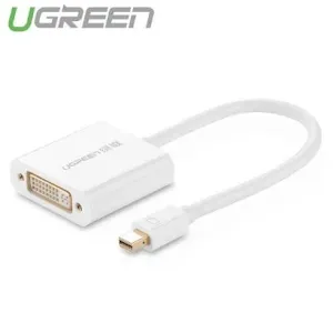Adaptateur Mini DisplayPort vers DVI Ugreen 10402 Blanc