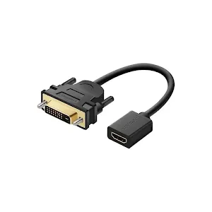 Adaptateur Ugreen 20118 DVI Mâle vers HDMI Femelle Noir