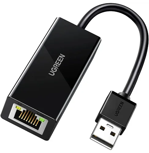 Adaptateur Ugreen 20253 USB 2.0 vers RJ45 Blanc