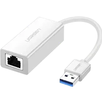 Adaptateur Ugreen 20255 USB 3.0 vers RJ45 Blanc