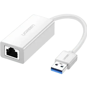 Adaptateur Ugreen 20255 USB 3.0 vers RJ45 Blanc