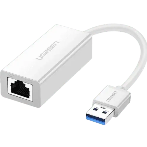 Adaptateur Ugreen 20255 USB 3.0 vers RJ45 Blanc