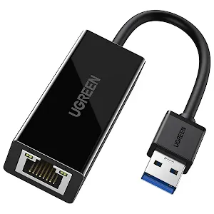 Adaptateur Ugreen 20256 USB 3.0 vers RJ45 Noir
