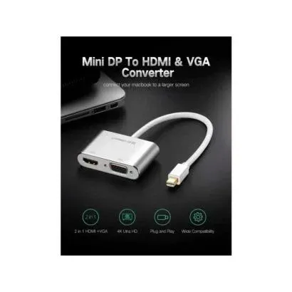 Adaptateur Ugreen 20421 Mini DisplayPort vers HDMI / VGA