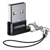 Adaptateur Ugreen 50568 USB-A vers USB-C Noir
