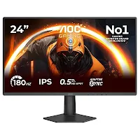 AOC 24G50F 23.8" FHD IPS 180Hz 0.5ms Noir