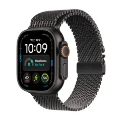 Apple Watch Ultra 4 49mm Titane Naturel Bracelet Milanais