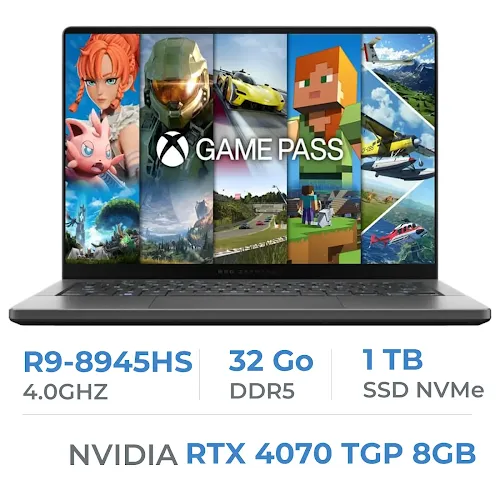 Asus ROG Zephyrus G14 GA403UI AMD Ryzen 9 8945HS RTX 4070 8GB 32GB 1TB SSD 14" 3K OLED Windows 11 Home GA403UI-Q24W