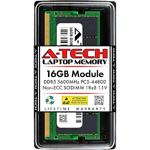 Barrette mémoire A-Tech SO-DIMM 16 Go DDR5 5600 MHz