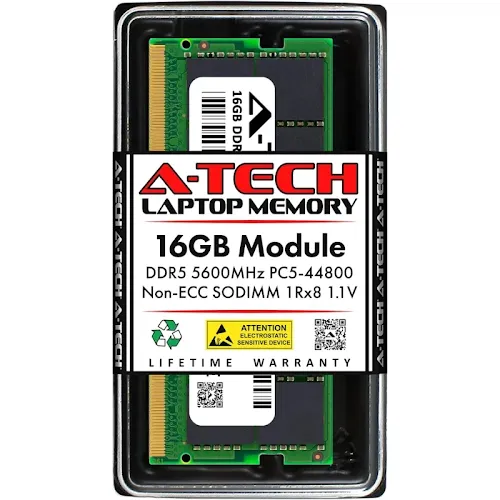 Barrette mémoire A-Tech SO-DIMM 16 Go DDR5 5600 MHz