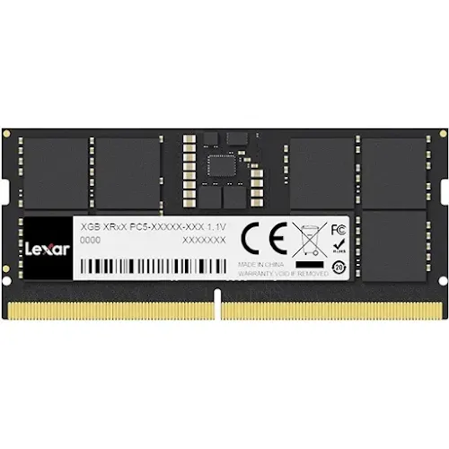 Barrette mémoire Lexar SO-DIMM 16 Go DDR5 5600 MHz CL46