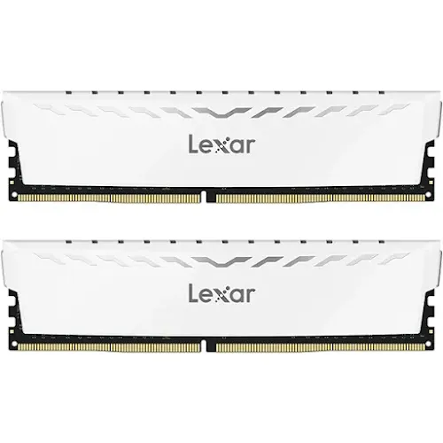 Barrette mémoire Lexar Thor 16 Go (2x8 Go) DDR4 3600 MHz Blanc