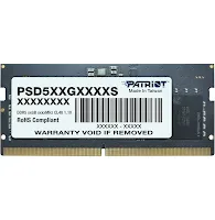 Barrette mémoire Patriot SO-DIMM PSD58G560041S 8 Go DDR5 5600 MHz