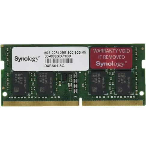 Barrette mémoire Synology D4ES01-8G 8 Go DDR4 2666 MHz SO-DIMM ECC
