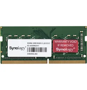 Barrette mémoire Synology D4ES02-8G 8 Go DDR4 3200 MHz SO-DIMM ECC