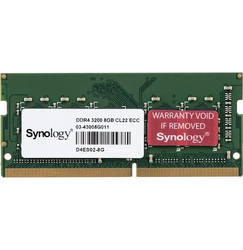 Barrette mémoire Synology D4ES02-8G 8 Go DDR4 3200 MHz SO-DIMM ECC