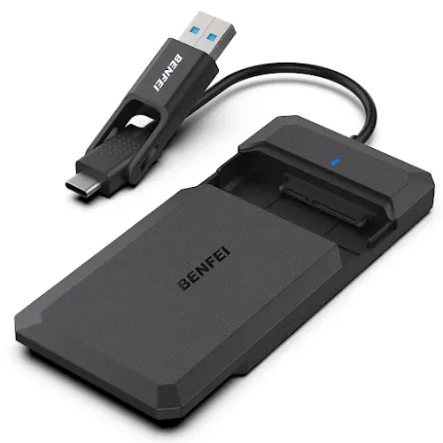 Boîtier disque dur BENFEI BENFEI-000346 2.5" SATA USB-C USB-A Noir - Comparateur Prix Maroc (Electroplanet, Avito) | Toko.ma