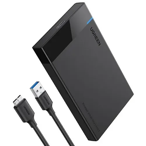 Boîtier externe Ugreen 30848 2.5" SATA USB 3.0 Noir