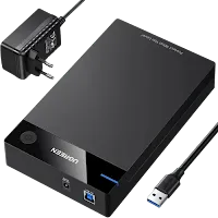 Boîtier externe Ugreen 50422 2.5"/3.5" SATA USB 3.0 Noir
