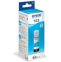 Bouteille D'encre Epson 103 Cyan C13T00S24A Original