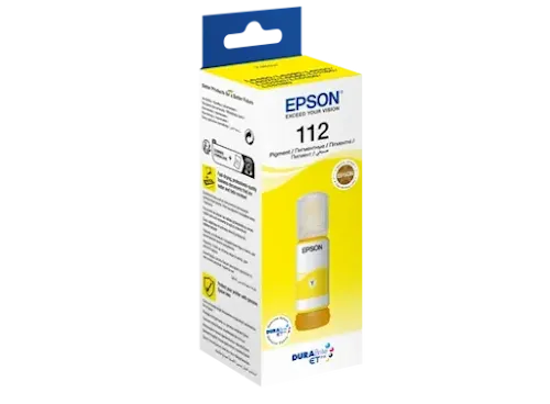 Bouteille D'encre Epson 112 Jaune C13T06C44A Original