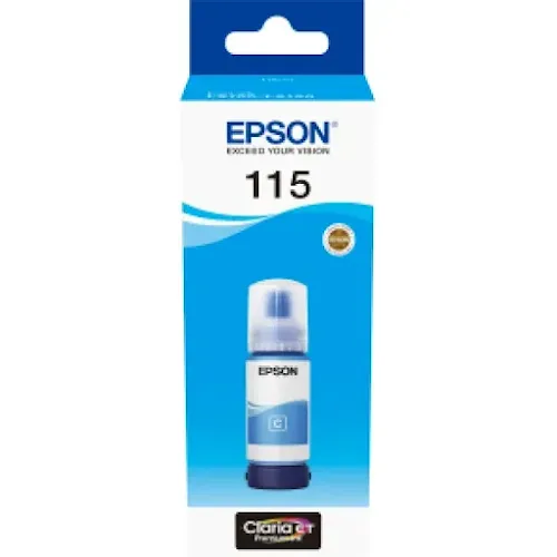 Bouteille D'encre Epson 115 Cyan C13T07D24A Original