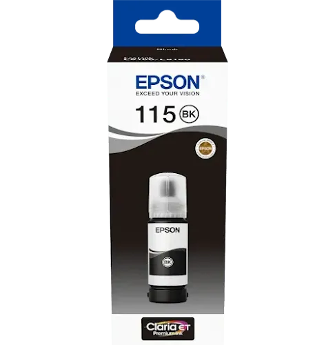 Bouteille D'encre Epson 115 Noir C13T07C14A Original