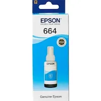 Bouteille D'encre Epson 664 C T6642 Cyan C13T66424A Original