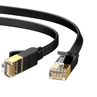 Câble Ethernet Ugreen 11260 Flat Cat7 RJ45 1m Noir