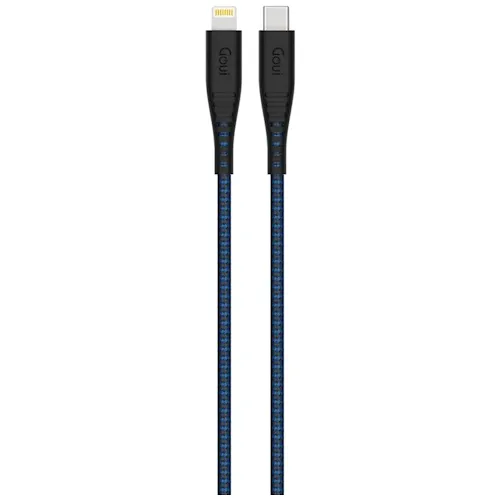 Câble Goui Flex USB-C vers Lightning G-NT15-8PIN-942DB 2m Bleu Foncé