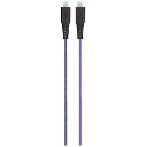 Câble Goui Flex USB-C vers USB-C G-NTCC15-60J 60W 1.5m Bleu Jean