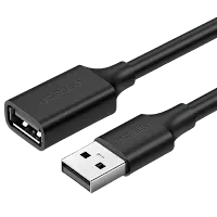 Câble USB 2.0 Ugreen 10318 Mâle vers Femelle 5m Noir