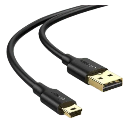 Câble USB 2.0 vers Mini USB Ugreen 10385 1.5m Noir
