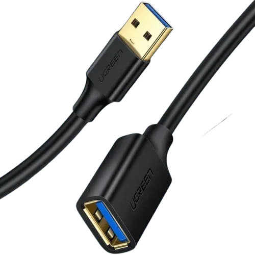 Câble USB 3.0 Ugreen 10368 Mâle vers Femelle 1m Noir