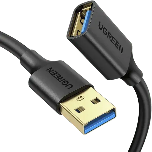 Câble USB 3.0 Ugreen 10373 Mâle vers Femelle 2m Noir