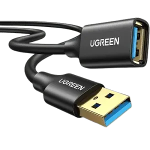 Câble USB 3.0 Ugreen 30127 Mâle vers Femelle 3m Noir