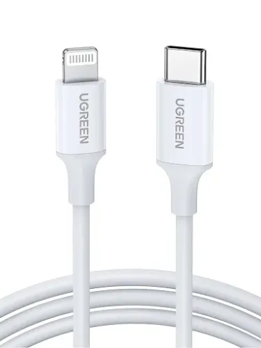 Câble USB-C vers Lightning Ugreen 10493 1m Blanc