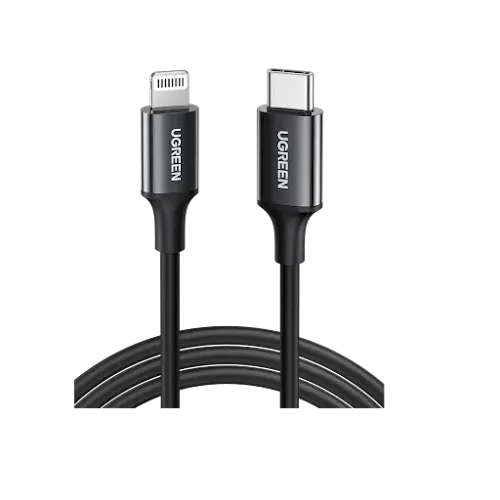 Câble USB-C vers Lightning Ugreen US171 60751 1m Noir