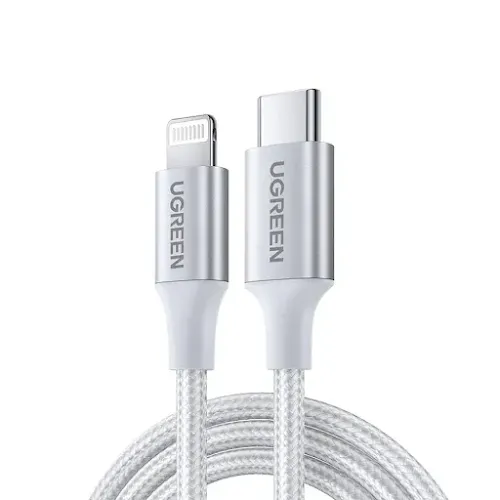 Câble USB-C vers Lightning Ugreen US304 70523 1m Argent