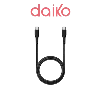 Câble USB-C vers USB-C Daiko CU-CC001DK1MWHN 1m Blanc
