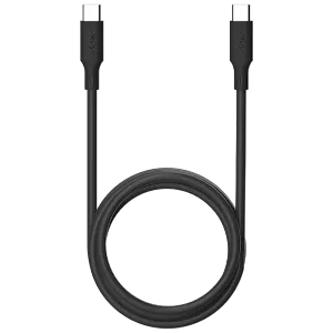 Câble USB-C vers USB-C Daiko CU-CC001DK1MWHT 1m Noir