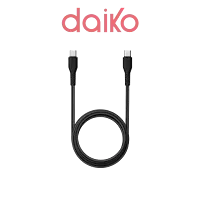 Câble USB-C vers USB-C Daiko CU-CC001DK2MWHN 2m 60W Blanc