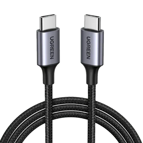 Câble USB-C vers USB-C Ugreen 50150 60W 1m Gris Noir