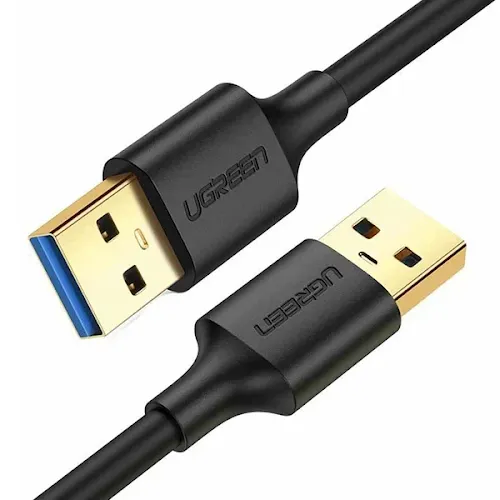 Cable USB 3.0 Ugreen 90576 Mle vers Mle 3m Noir