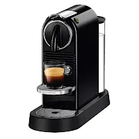 Cafetière à capsules Nespresso CitiZ D113 1260W 19 Bars Noir