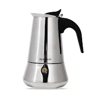Cafetière Italienne Taurus Pot Della Nonna 6 Tasses Argent