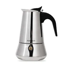Cafetière Italienne Taurus Pot Della Nonna 6 Tasses Argent