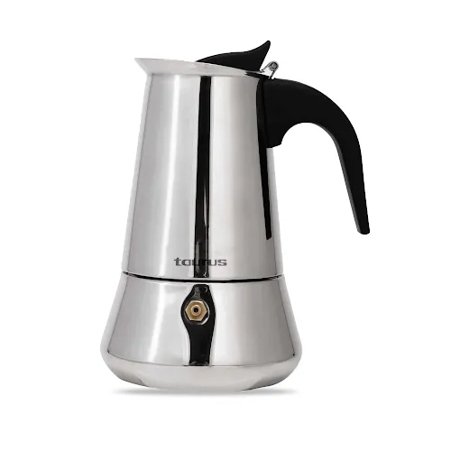 Cafetière Italienne Taurus Pot Della Nonna 6 Tasses Argent