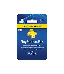 Carte d'abonnement PlayStation Plus